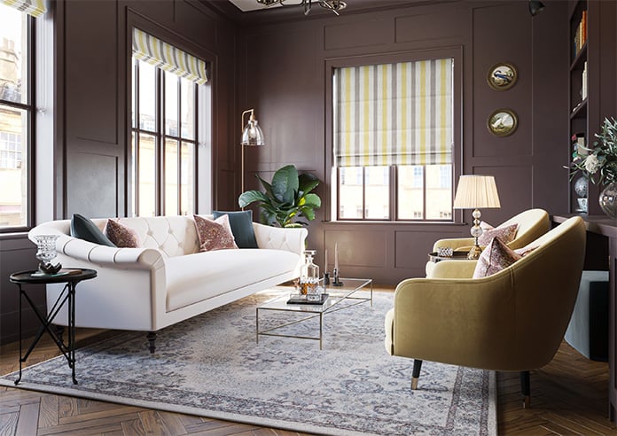 Abilene Stripe, Bighorn - Motorised Roman Blind - Image 6